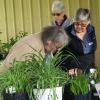 Karen and Marilyn helping a customer choose the perfect plant.